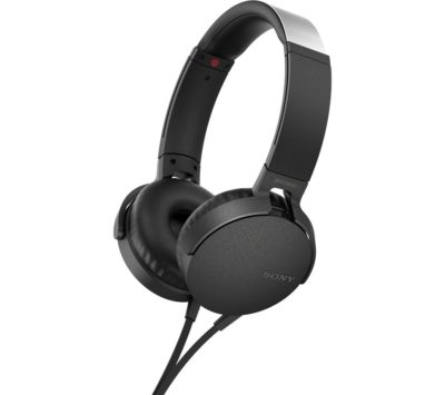 SONY Extra Bass MDR-XB550AP Headphones - Black SONY Extra Bass MDR-XB550AP Headphones - Black